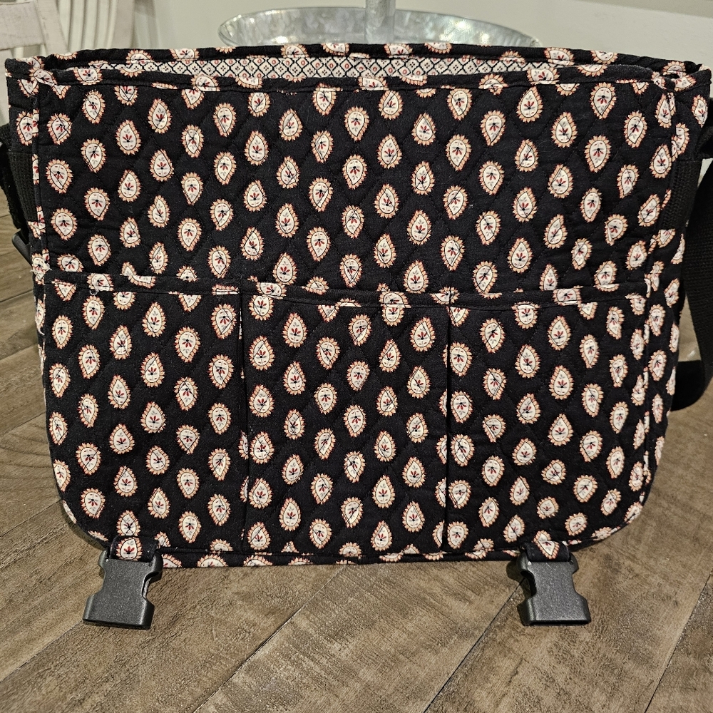 Vera Bradley Classic Black Messenger (Retired Fall 2006) NWOT - Picture 4 of 5